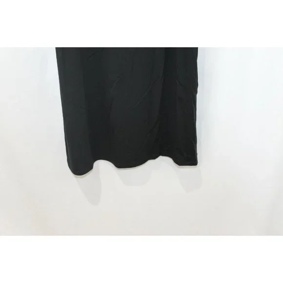 NWT J Jill Womens Black Wearever Collection Layered Crochet Lace Trim Dress XS - Picture 4 of 7